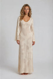 Dress made of sea algae Néa beige
