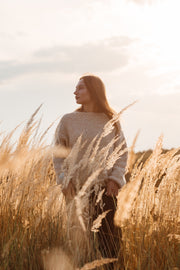 Nature Loop Merino Wool Sweater Beige