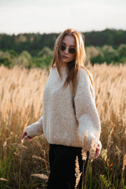 Nature Loop Merino Wool Sweater Beige