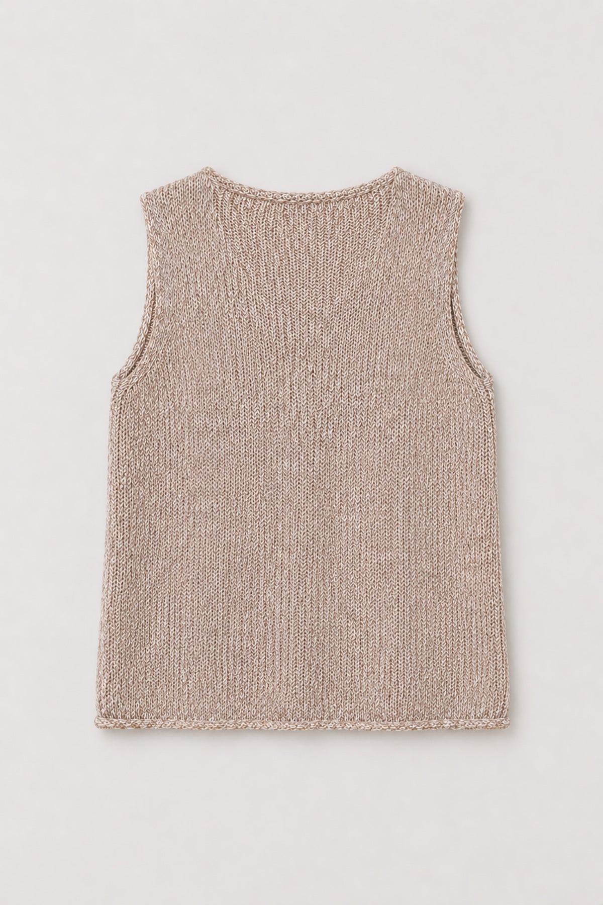 Beige organic cotton top