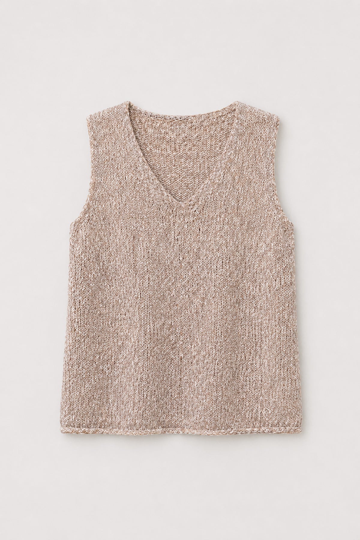 Beige organic cotton top