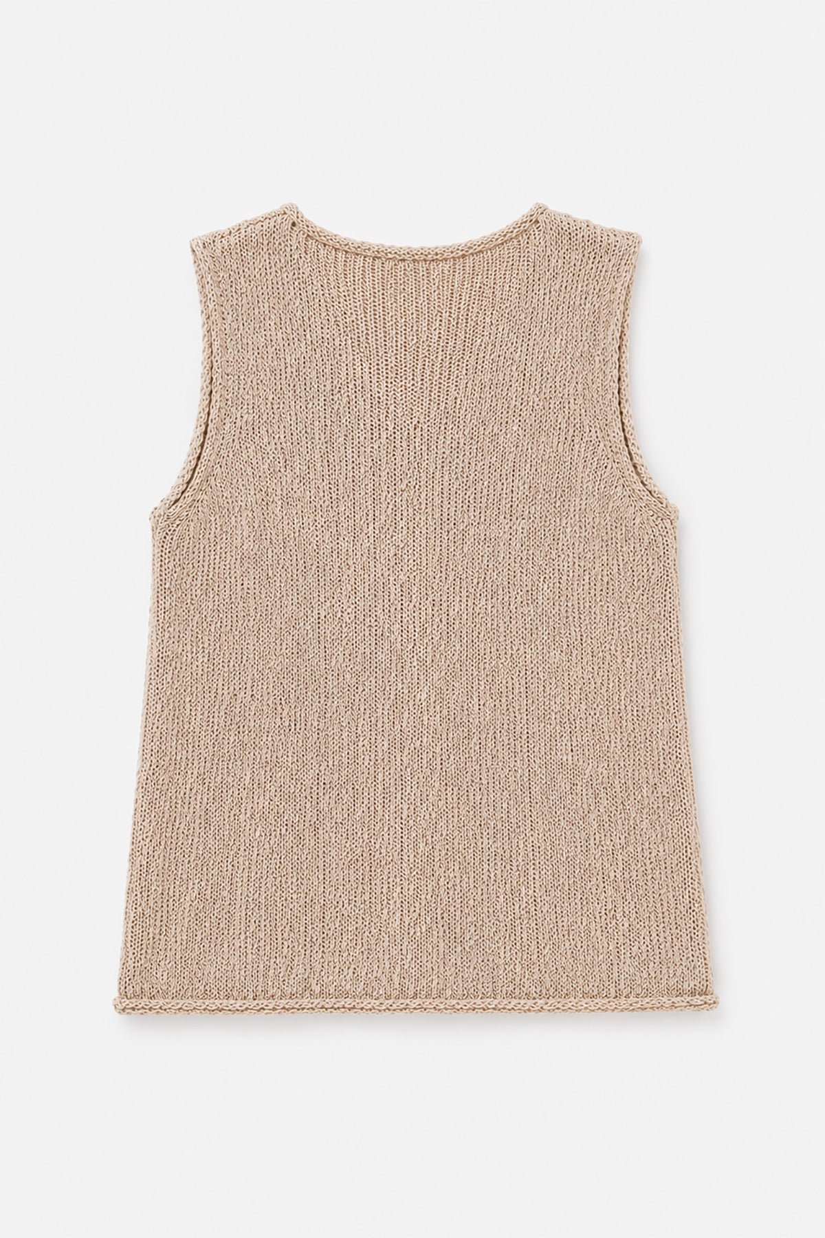 Organic cotton top caramel