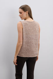 Beige organic cotton top