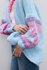 Sugar Blossom Cardigan Blue
