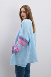 Sugar Blossom Cardigan Blue