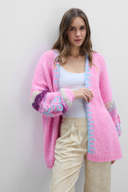 Sugar Blossom pink cardigan