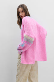 Sugar Blossom pink cardigan