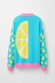 Lemon cotton cardigan - Lemon Vibe
