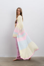 Long pastel cardigan PASTEL CLOUDS yellow