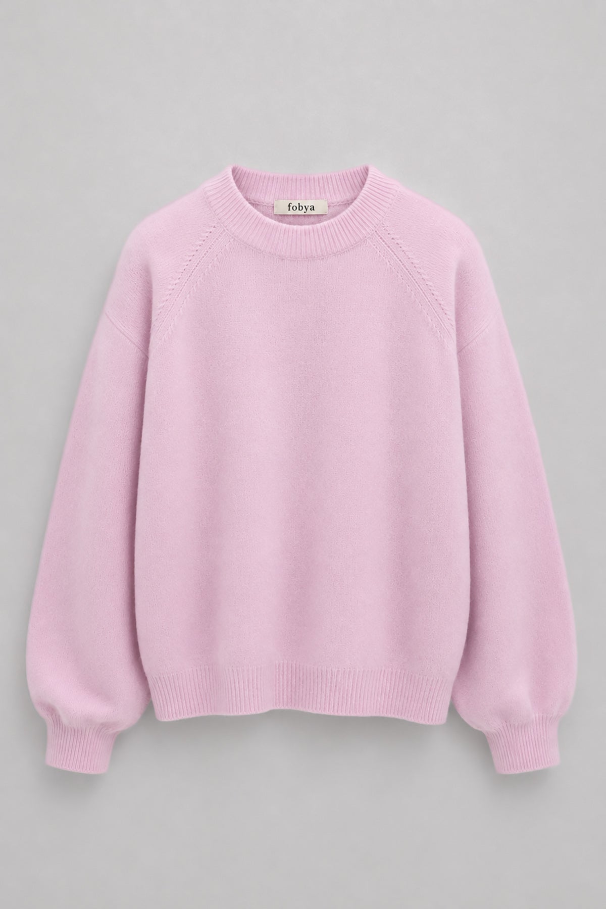 Cashmere Velvet Air Light Pink Cashmere Sweater