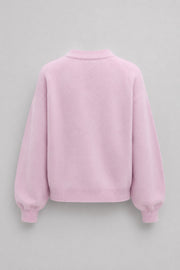 Cashmere Velvet Air Light Pink Cashmere Sweater