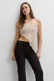 Cloudloom Shawl, beige, alpaca wool openwork scarf