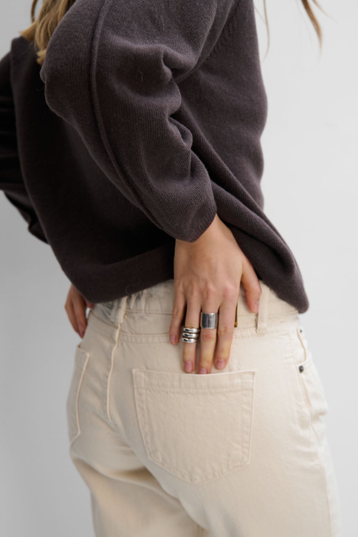 Softscape Cashmere and Merino Wool Sweater Brown
