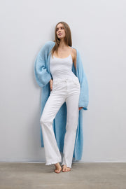 Cloud Embrace Long Cardigan Blue