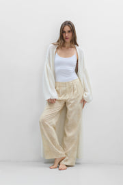Cloud Embrace ecru long cardigan