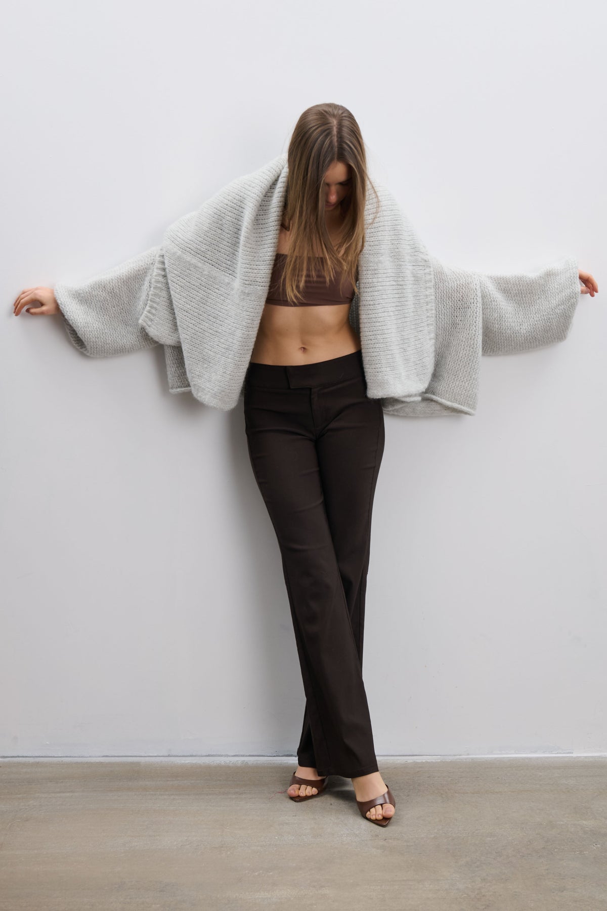 Cloud Embrace Long Cardigan Gray