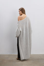 Cloud Embrace Long Cardigan Gray