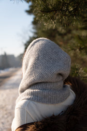 Cloudveil alpaca wool balaclava gray