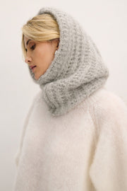 Balaclava of SOFT HAVEN wool grey
