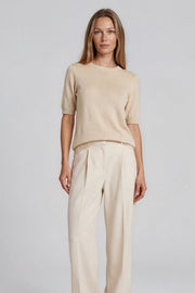 Bluzka z jedwabiu Bare Silk ecru