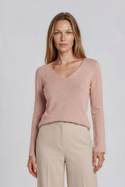 Velia silk blouse powdery pink