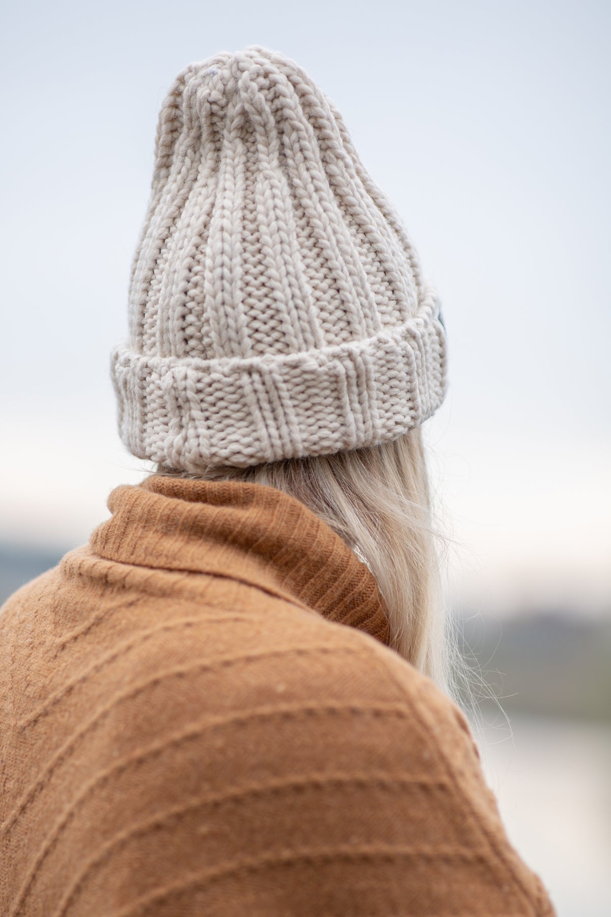 Czapka Chunky Knit Winter Charm Beżowy