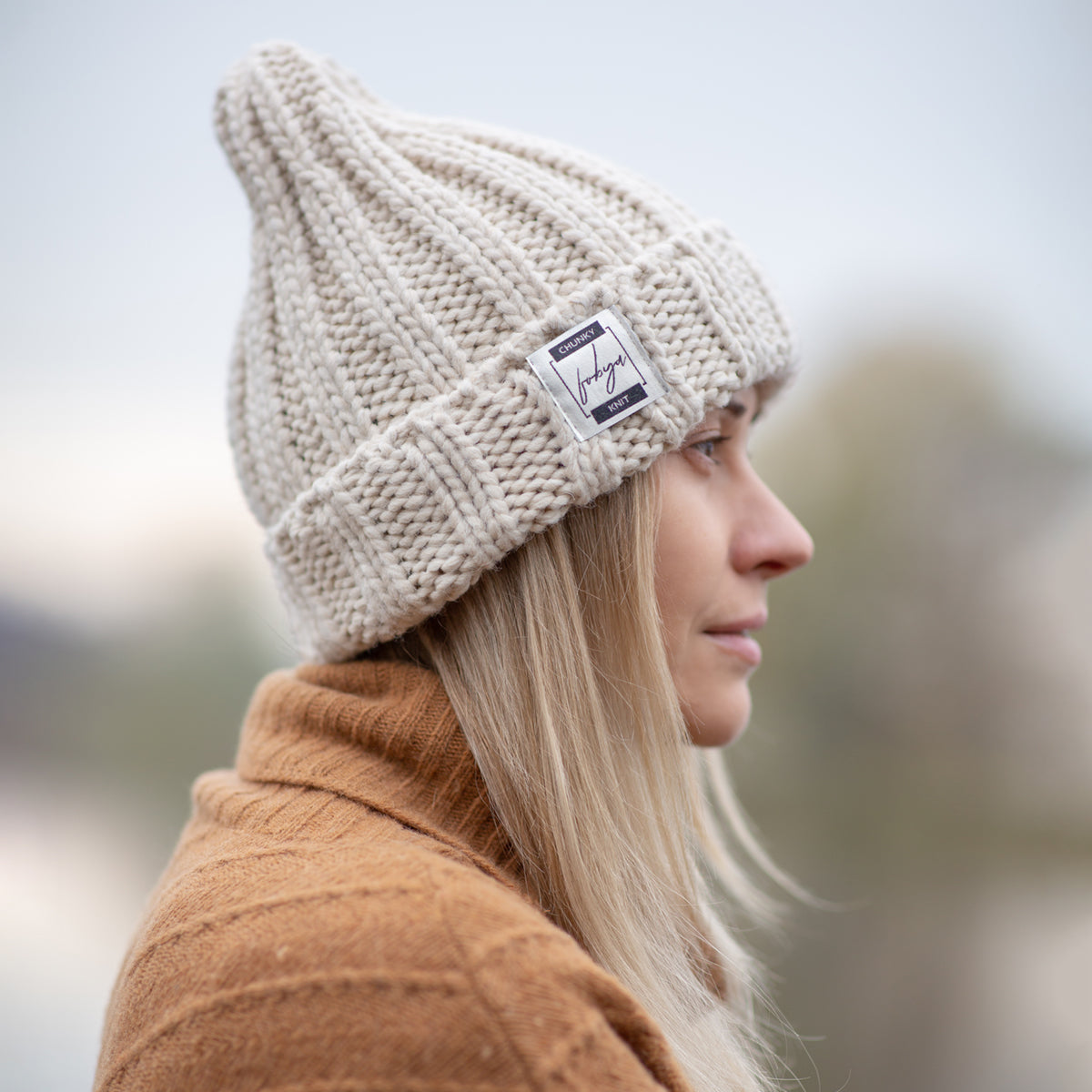 Czapka Chunky Knit Winter Charm Beżowy