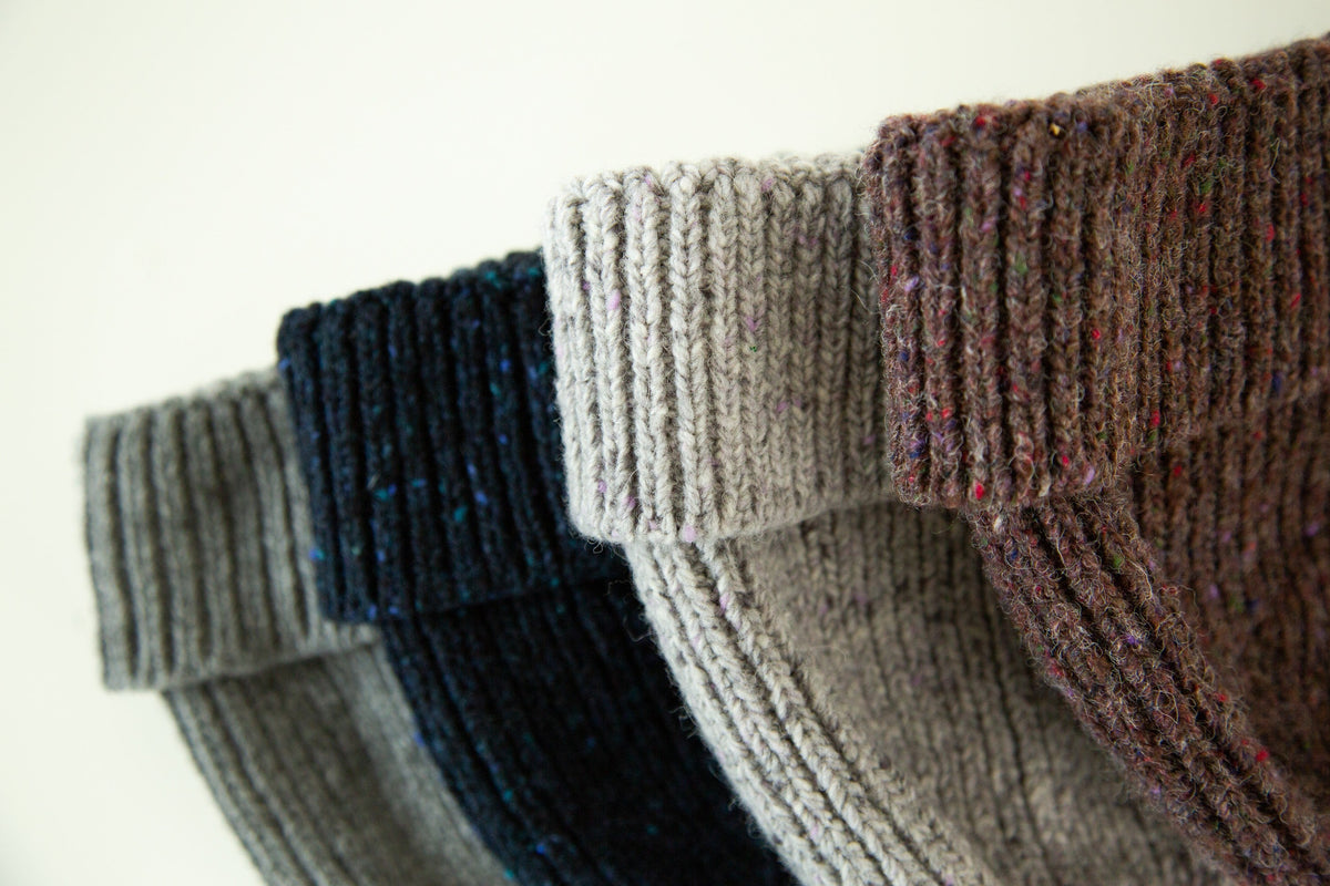 MIDNIGHT SKY navy blue wool hat