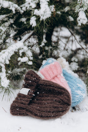 Snow Kiss Alpaca Wool Hat Pink