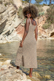 Summer shiny strapless dress arente
