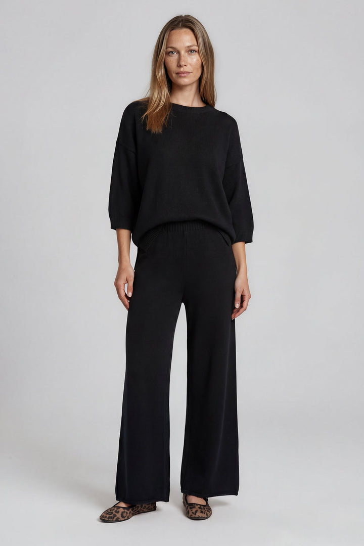 Classic trousers of cotton Séra black