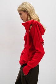 Endless Form Red Merino Wool Sweater Dress