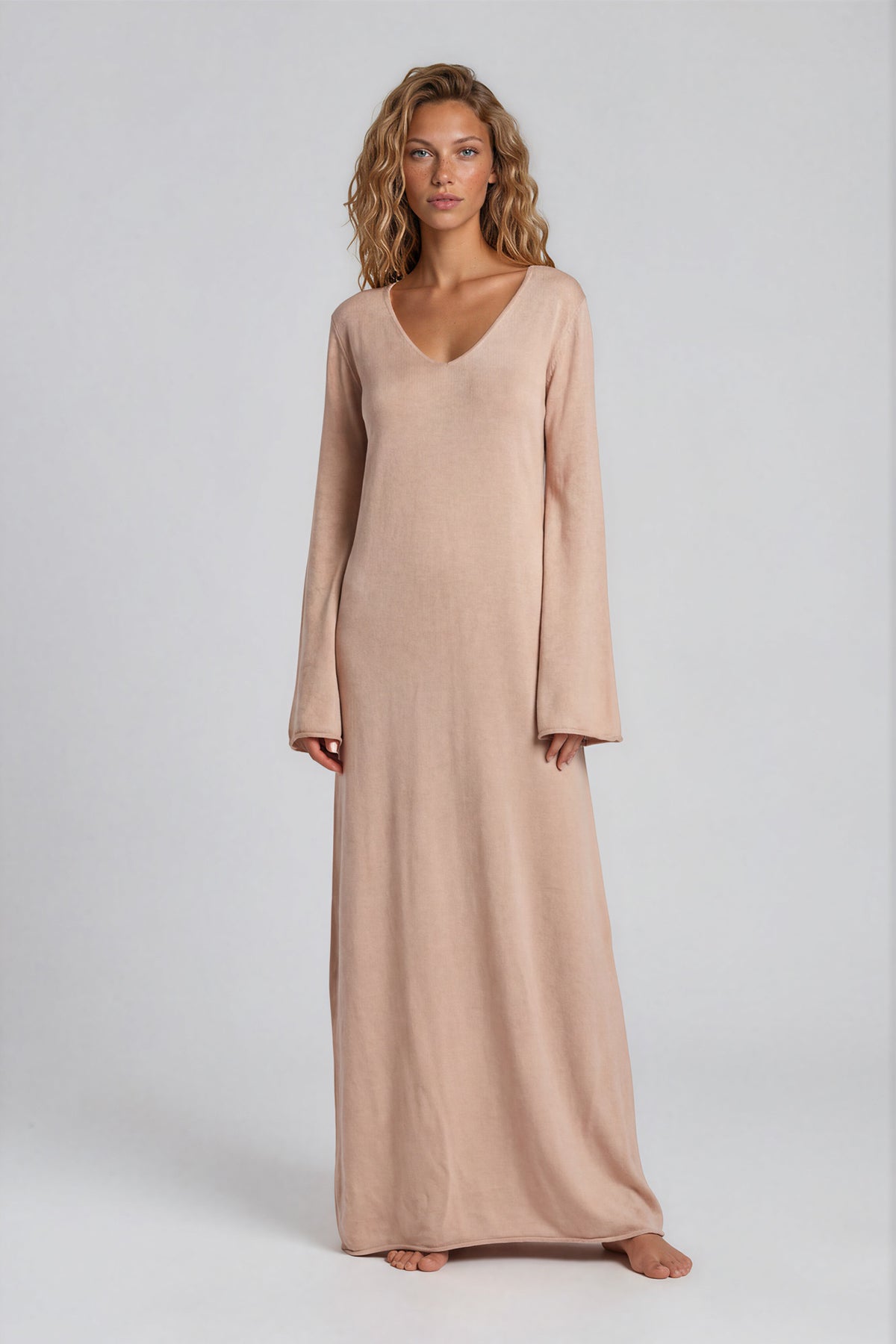 Dress of sea algae Maris bright brown