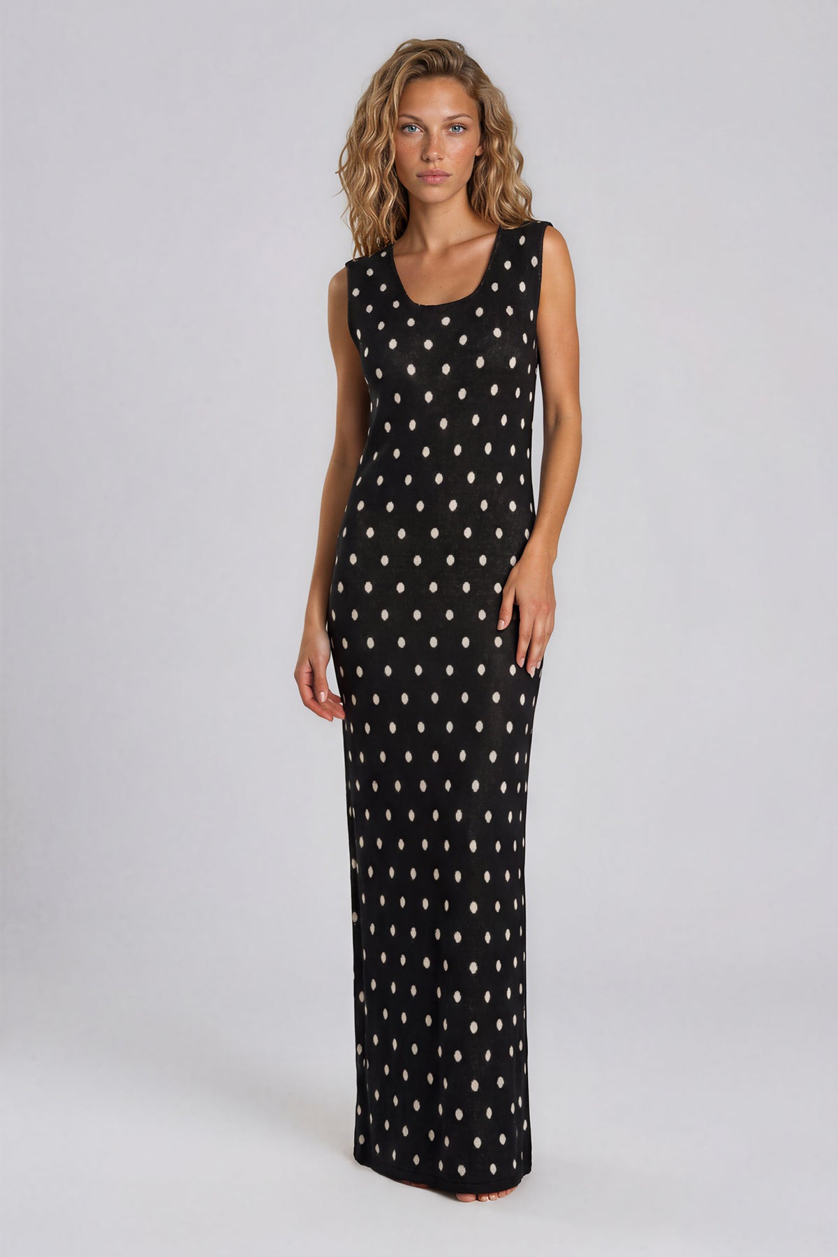 Long dress Pôla black