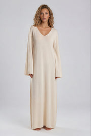 Dress of sea algae Maris beige