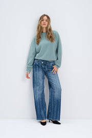 Cashmere Velvet Air cashmere sweater olive
