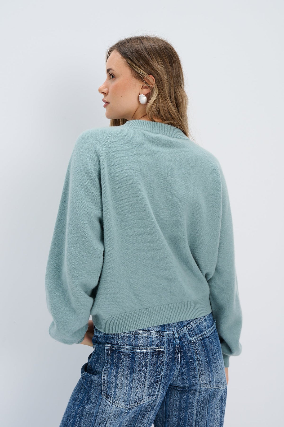 Cashmere Velvet Air Light Pink Cashmere Sweater