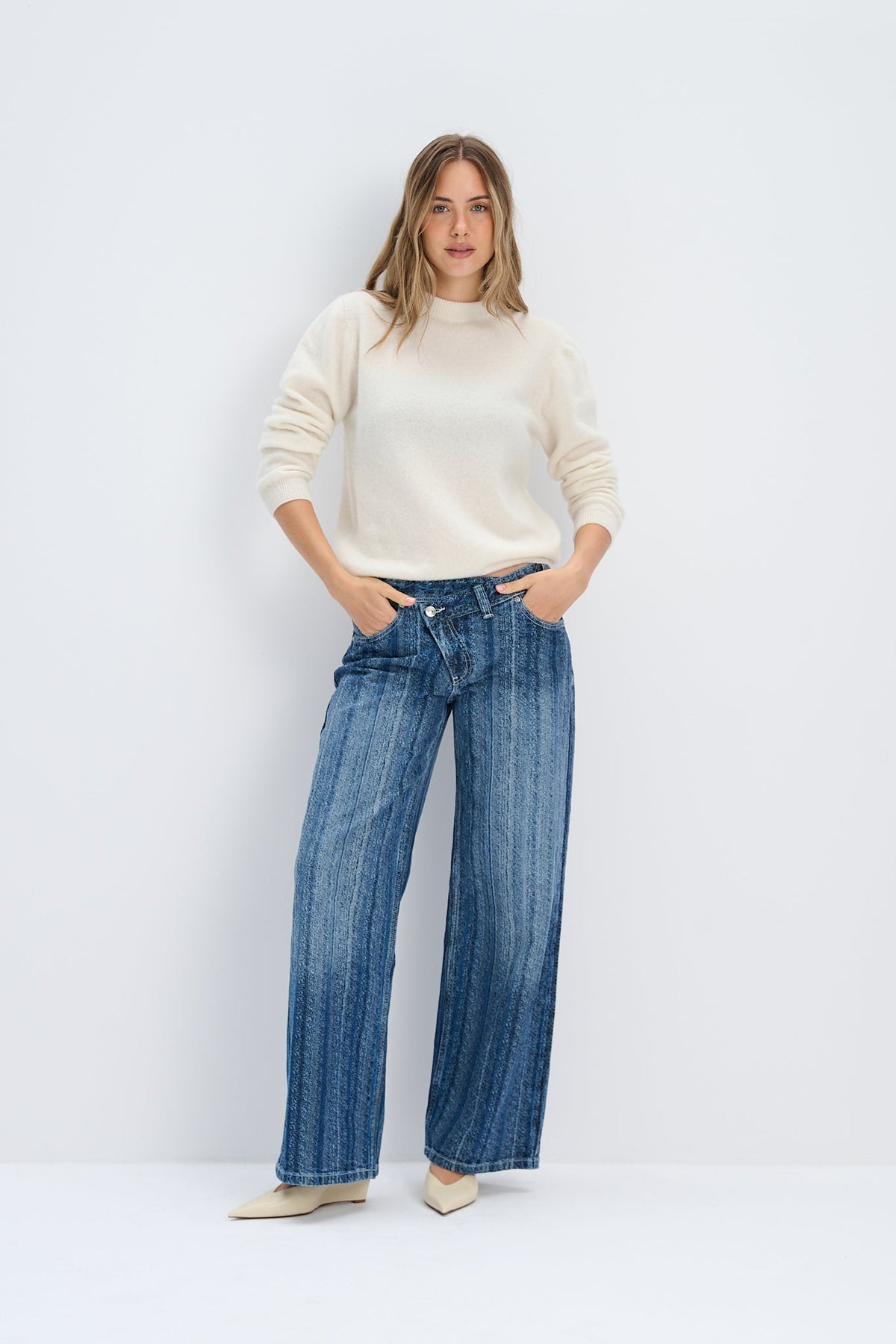 Cashmere sweater CASHMERE PURE FORM ecru