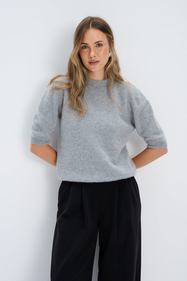 Lumi cashmere blouse light pink