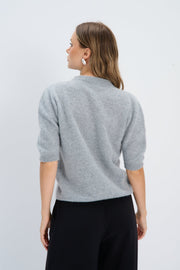 Lumi cashmere blouse light pink