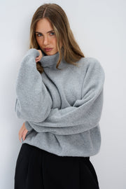 Cashmere turtleneck sweater CASHMERE VELVET AIR red