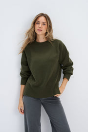 Merinos Mellow wool sweater olive
