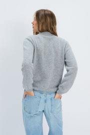 Sweter z kaszmiru CASHMERE PURE FORM szary
