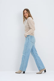 Sweter z kaszmiru CASHMERE PURE FORM beżowy