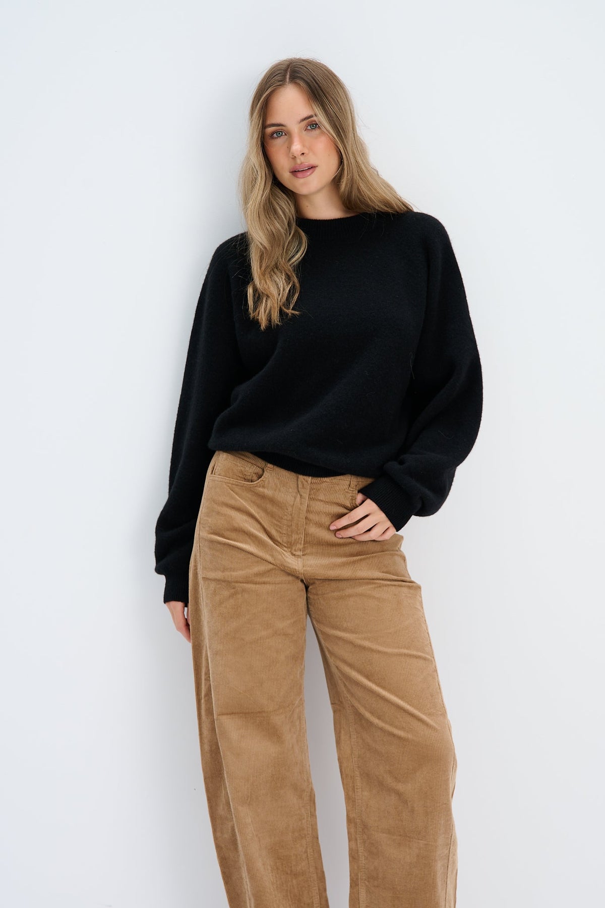 Cashmere Velvet Air Light Pink Cashmere Sweater