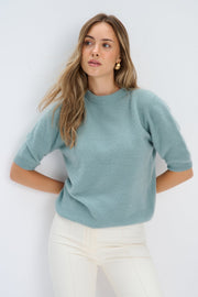 Lumi cashmere blouse light pink