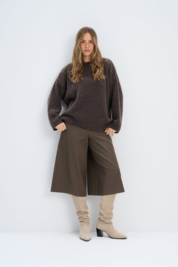 Avalon brown wool sweater